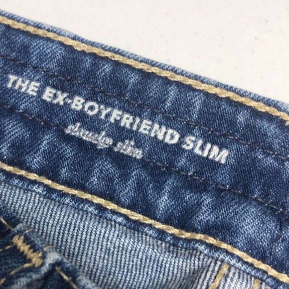 PREMIUM AG ADRIANO GOLDSCHMIED EX-BOYFRIEND CLASSIC SLIM JEANS 25x27 ๐ - Picture 3 of 14